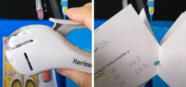 Kapcsok nélküli tűzőgép