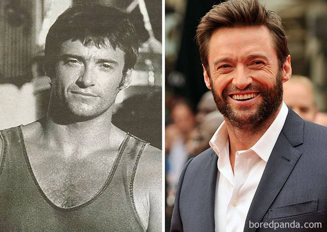 Hugh Jackman edzőként dolgozott egy konditeremben.