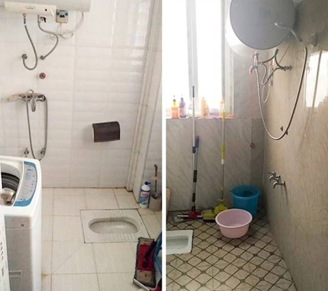 Teljesen más fürdőszobájuk van.