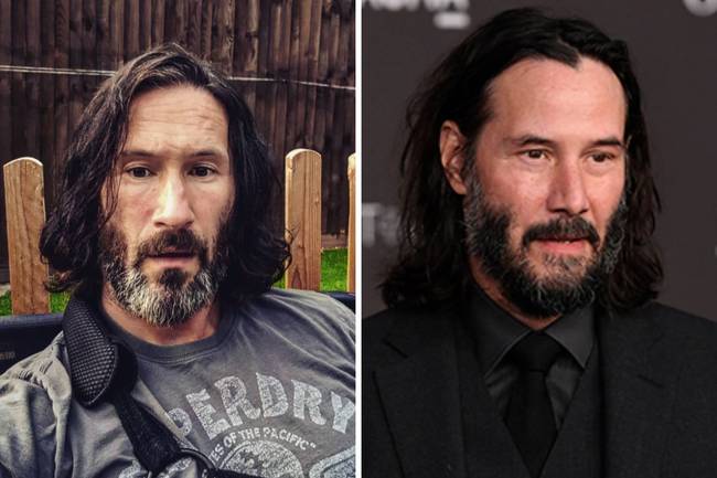 Keanu Reeves hasonmás.