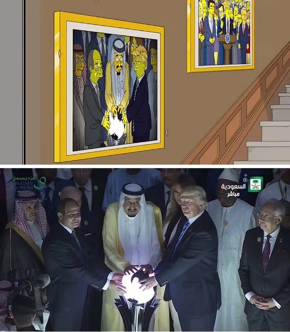 Trump látogatása Szaúd-Arábiában.