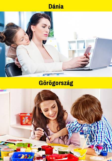 Dániában él a legtöbb dolgozó anya.