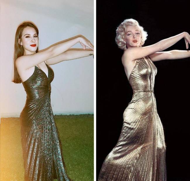 „10 dollárért sikerült megvennem a híres Marilyn Monroe ruha szinte tökéletes mását.”