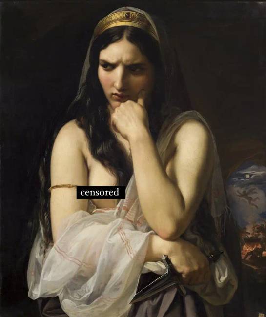 Giuseppe Bezzuoli, „Médea”, 1852.