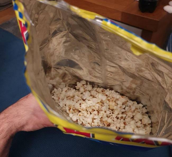 „Ma kinyitottam az XXL-es méretű pattogatott kukoricámat.''