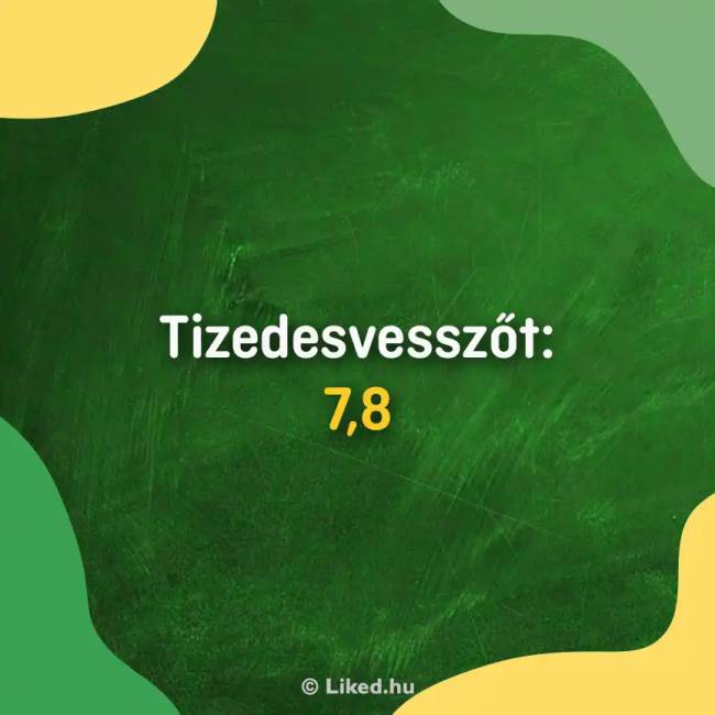 7 és 8 között válasz