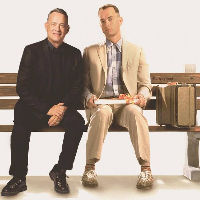Tom Hanks és Forrest Gump