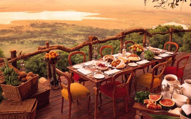 Ngorongoro Crater Lodge (Ngorongoro, Tanzánia)