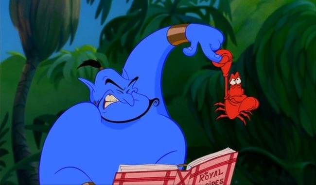 Észrevetted, hogy Sebastian a Kis hableányból feltűnik az Aladdin című mesefilmben?