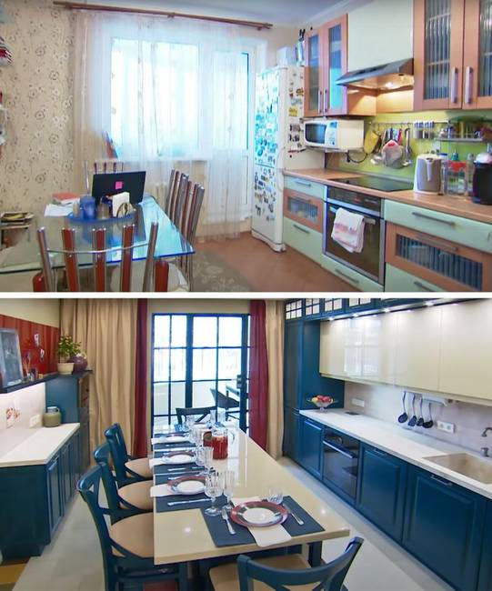 Világos, modern konyha.