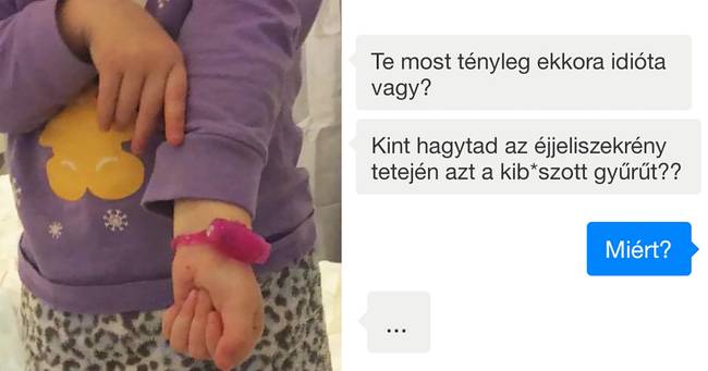 Szegény kislány számára az csak egy ártatlan karkötőnek tűnt…🙄