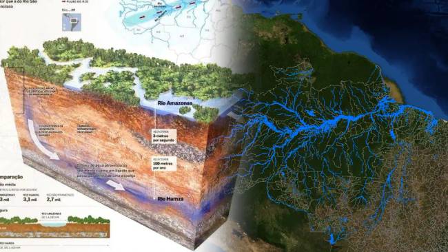 A kutatók egy földalatti „folyót” találtak az Amazonas alatt 4 km mélyen: mi is ez valójában