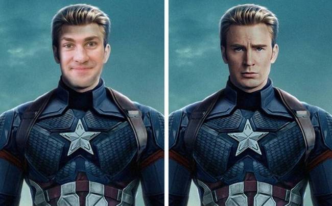 John Krasinski pedig Amerika Kapitány lehetett volna.