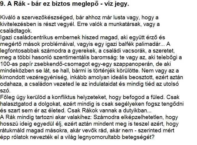 Bunkó horoszkóp: egy horoszkóp, ami garantáltan mindenkit vérig sért