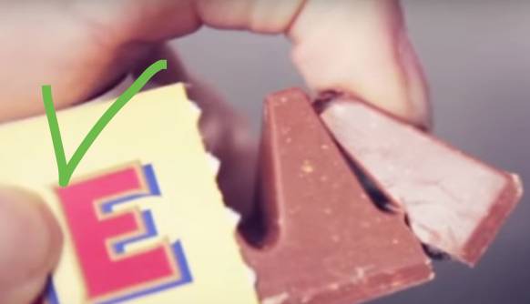 A Toblerone csokoládét könnyebb maga felé törni.