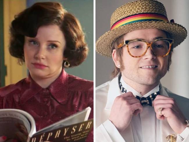 Bryce Dallas Howard és Taron Egerton a Rocketman című filmben.