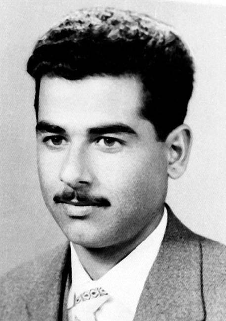 A fiatal iraki elnök, Saddam Hussein.