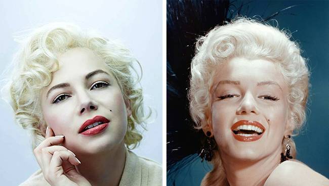 Michelle Williams, mint Marilyn Monroe. (Egy hét Marilynnel)