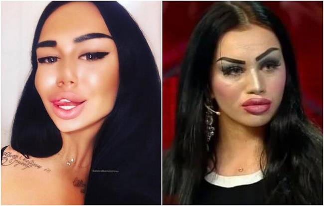 Sandra Burmistrova az interneten, és a valóságban.