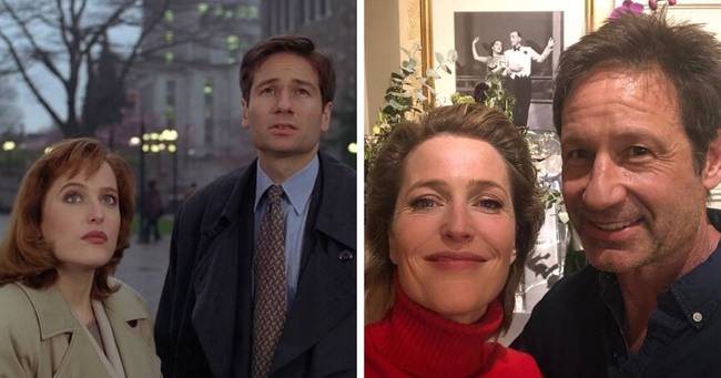 Gillian Anderson (Scully) és David Duchovny (Mulder) az X-aktákból.