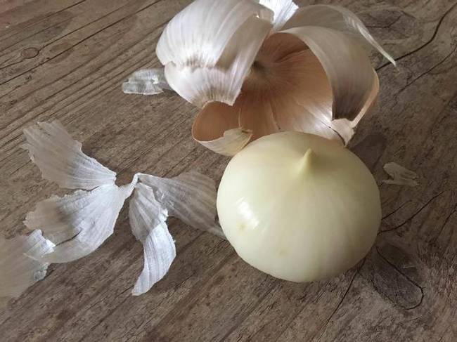 Egy fokhagyma, ami úgy döntött, hogy nem osztódik gerezdekre.