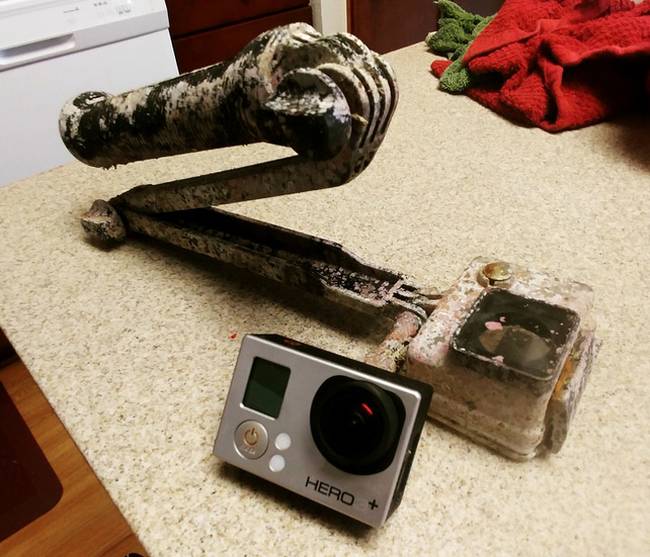 „Találtam egy GoPro-t, ami kb. 2 hónapot töltött a tenger fenekén, de még mindig működik."