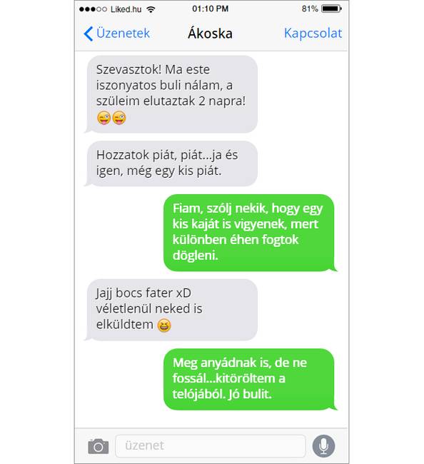 Az apukák másképp kezelik az ilyesmit…😛