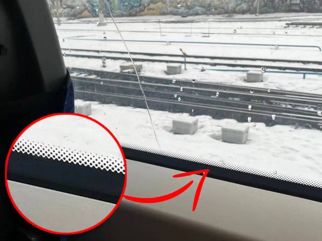 Miért vannak ezek a fekete pontok a személygépkocsik, vonatok és buszok ablakainak szélén?