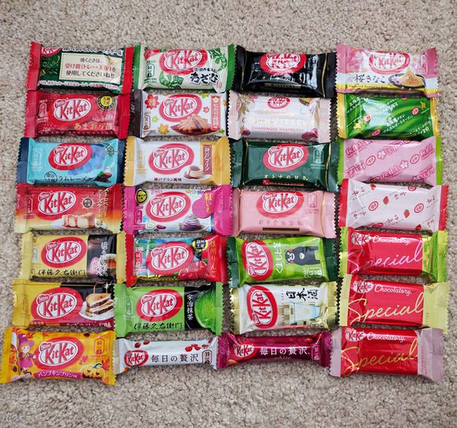 Japánban található a világ legtöbb különböző ízű KitKat csokoládéja. Ezt figyeld: