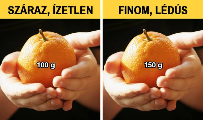 Hogyan válasszunk finom és lédús narancsot vagy grapefruitot