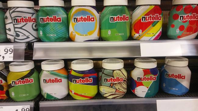 Olaszországban és Hollandiában 7 millió egyedi címkés Nutella üveggel találkozhatunk.
