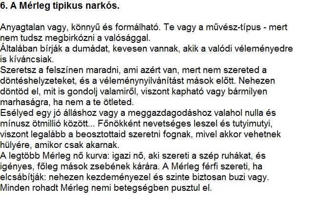 Bunkó horoszkóp: egy horoszkóp, ami garantáltan mindenkit vérig sért