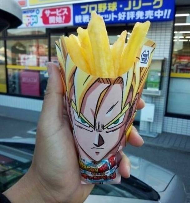 A japán üzletek tudják, hogyan adják el a sültkrumplit.