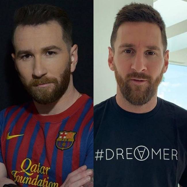 Lionel Messi hasonmás.