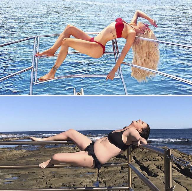 Az Instagram-celebeket parodizáló nő újra lecsapott, és kegyetlenebb, mint valaha
