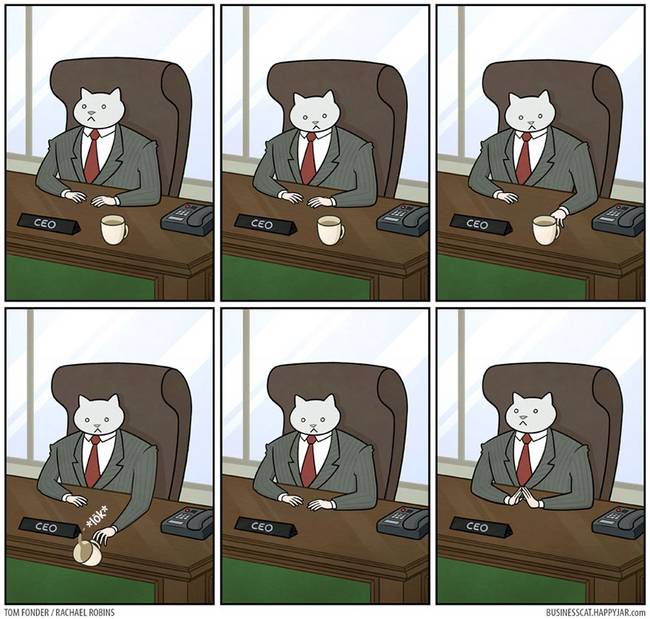 20 humoros illusztráció arról, hogy milyen lenne az élet, ha egy macska lenne a főnökünk