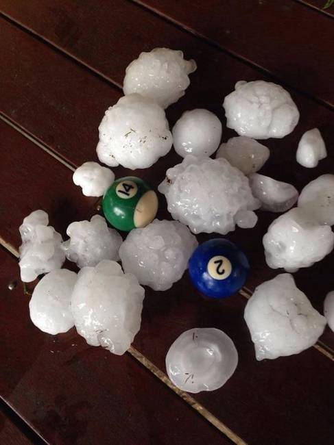 Jégeső Ausztráliában.