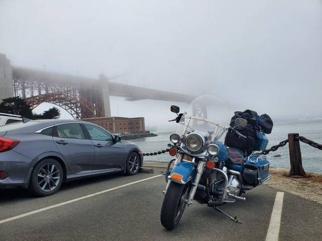 „1500 km-t motoroztam, hogy élőben láthassam a Golden Gate hidat."