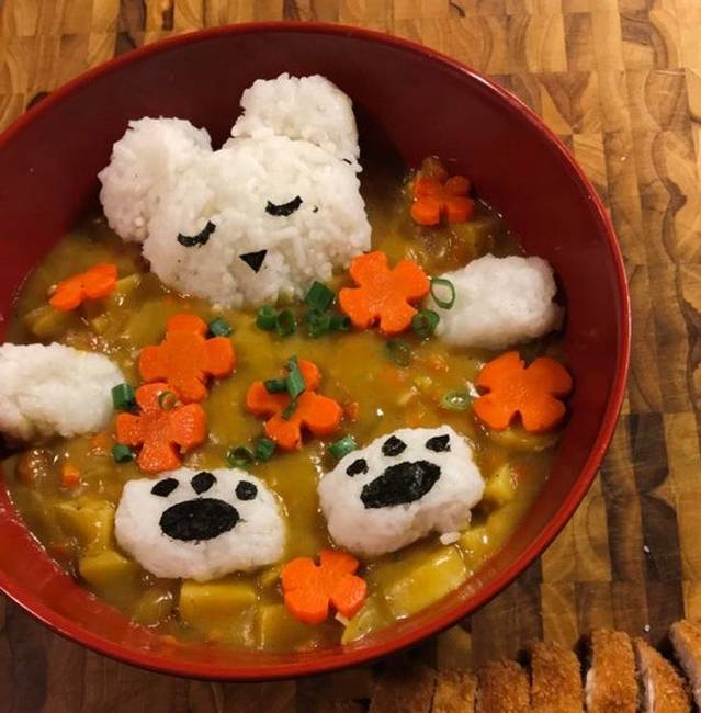 A legaranyosabb japán curry, amit ma látni fogsz.
