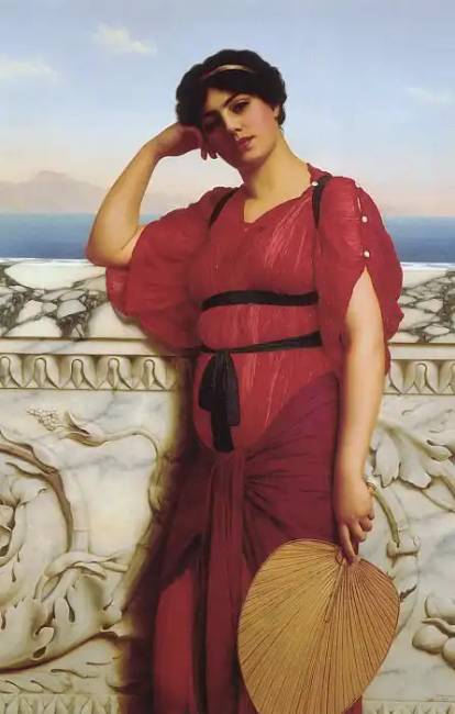 „Az ősi nő”, John William Godward.