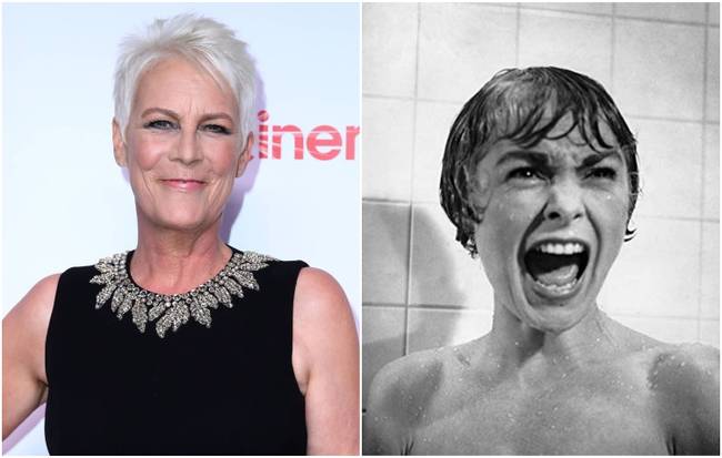 Jamie Lee Curtis annak a Janet Leigh-nek a lánya, aki többek között a Psycho című filmben is játszott.