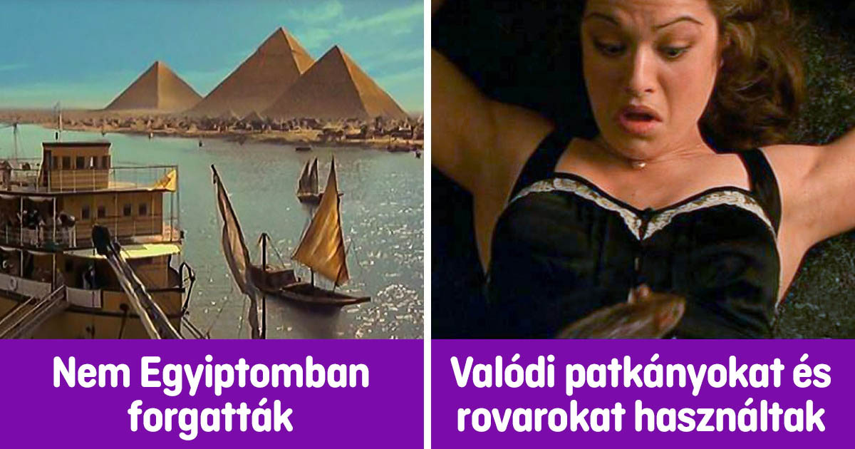12 érdekesség, amit nem mindenki tudott "A múmia" című film forgatásáról