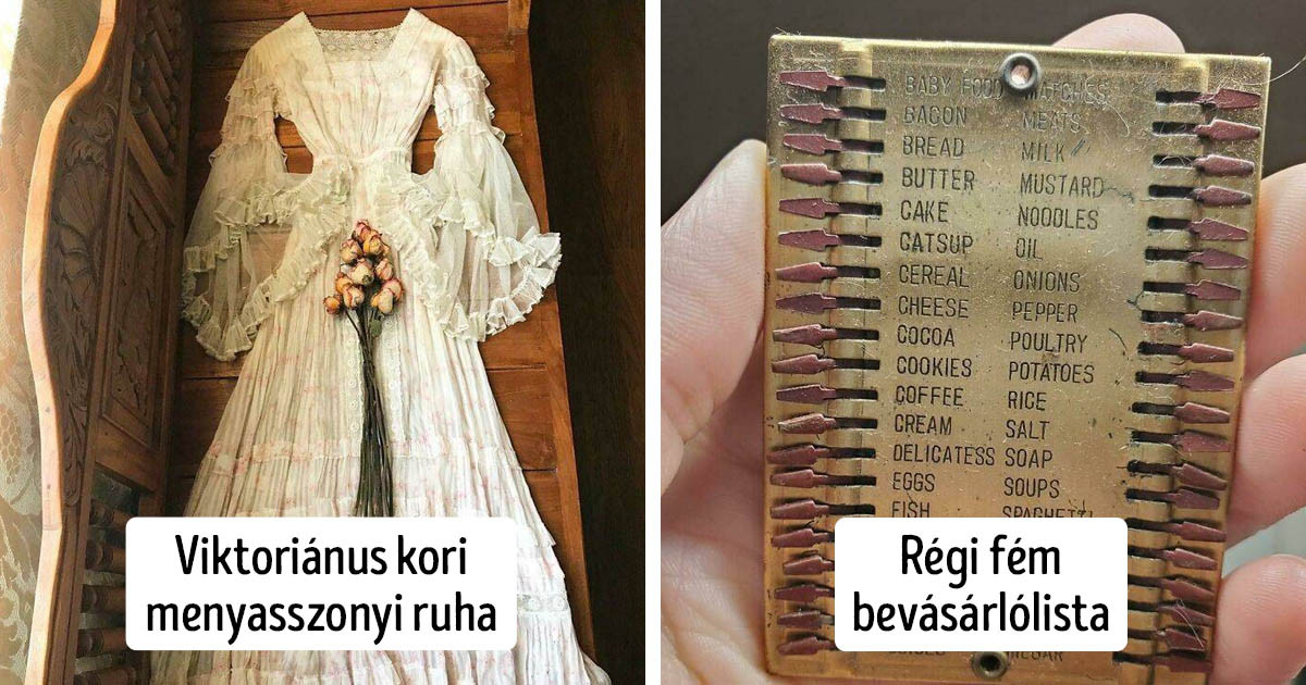14 gyönyörű antik dolog, amit az emberek megtartottak emlékbe a múltból