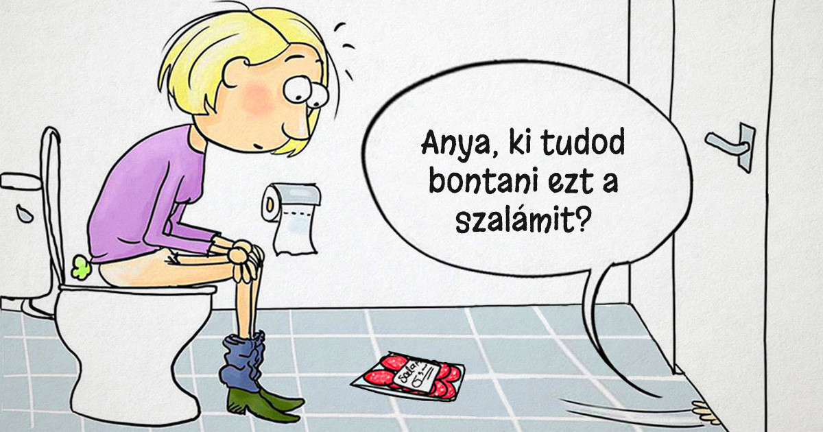 21 brutálisan őszinte illusztráció, a szülői élet “megpróbáltatásairól”