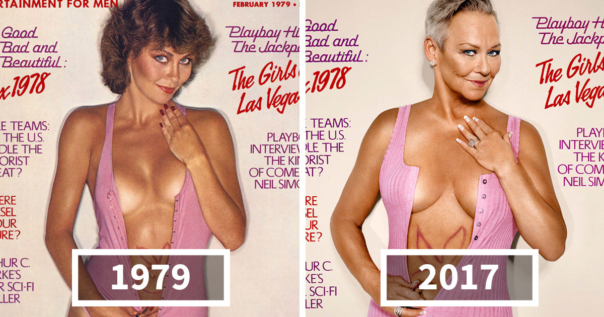 7 Playboy Playmate újrakészítette a nagyjából 30 évvel ezelőtti ikonikus címlapfotóját