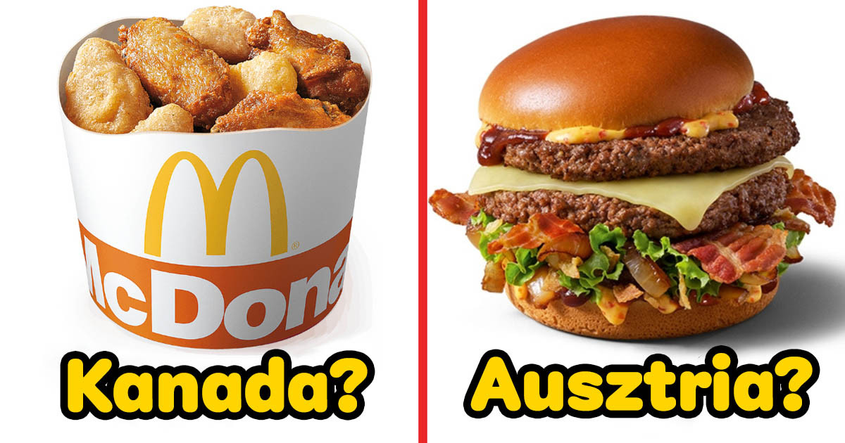 Majdnem lehetetlen kitalálni, hogy mely országokból származnak ezek a különleges McDonald's ételek - neked sikerül?