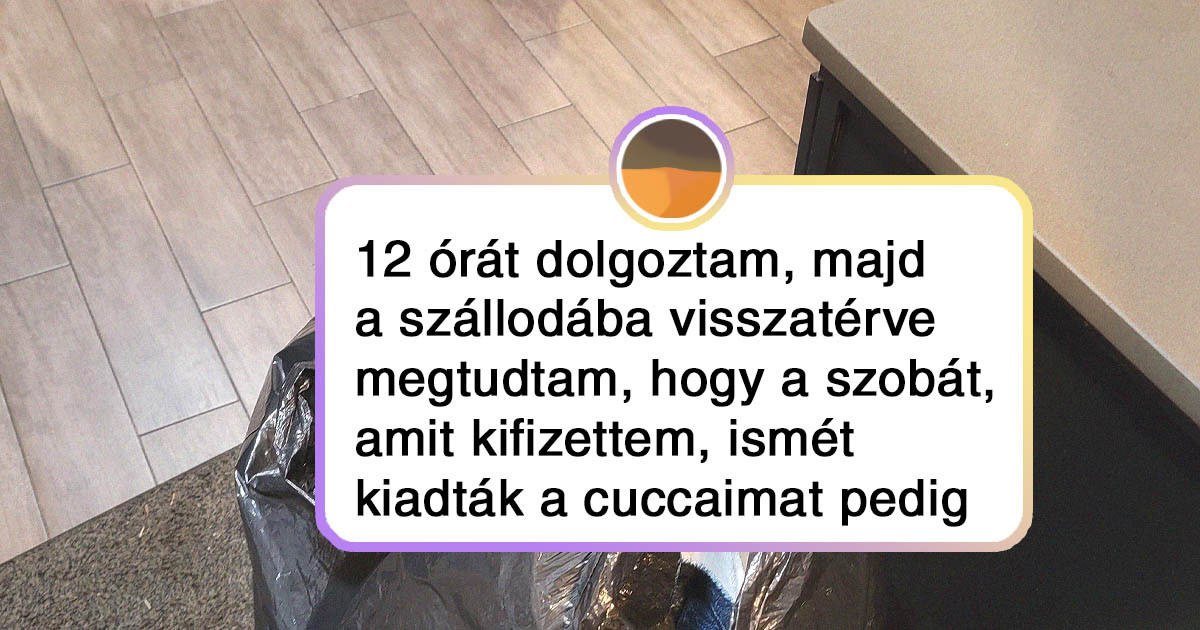 14 turista, akik csak szállodában akartak tölteni egy éjszakát, de soklájkos bejegyzés lett belőle az interneten
