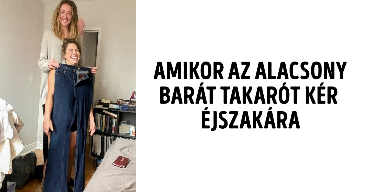 20 őszinte fotó, ami megmutatja, milyen problémákkal kell szembenézniük a magas embereknek nap mint nap