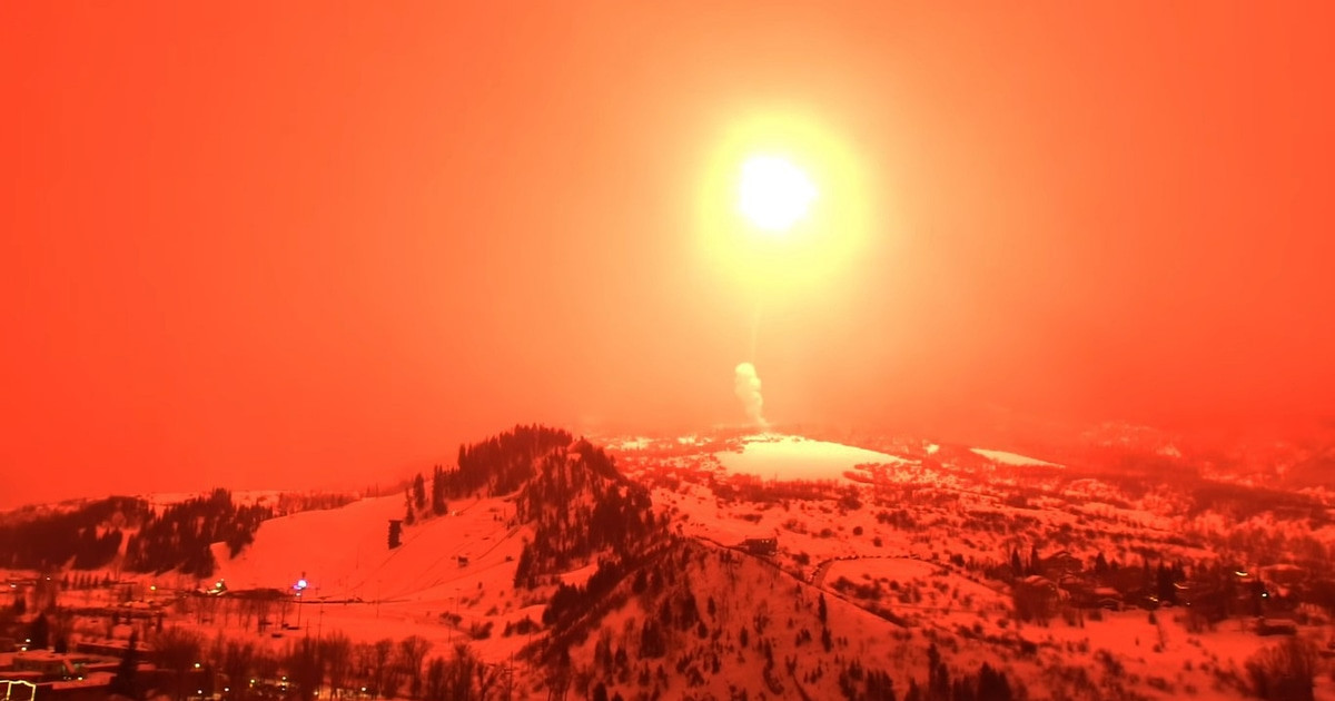 Coloradóban fellőtték a világ legnagyobb tűzijátékát, és nagyjából olyan volt, mint egy atombomba