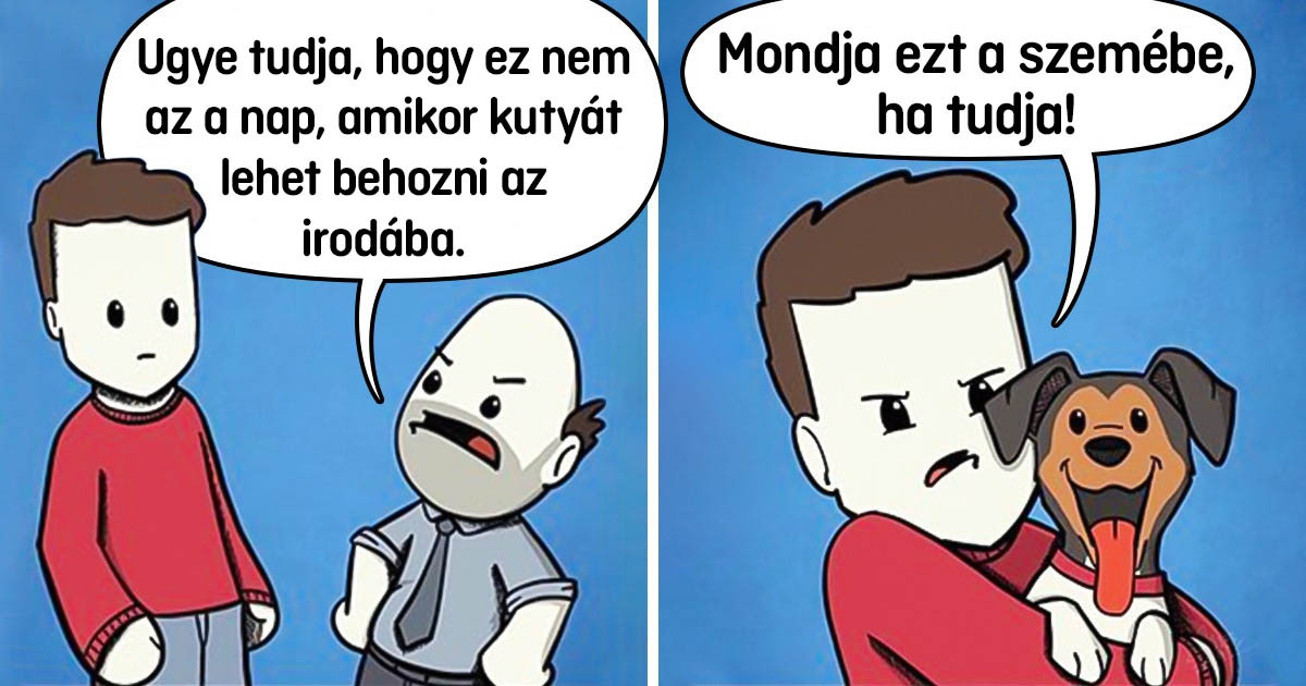 10+ képregény, ami bemutatja az emberek és háziállatok közti őszinte szeretetet